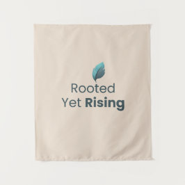 Tapete De Parede Rooted Yet Rising Minimal Motivational Wall Tapest