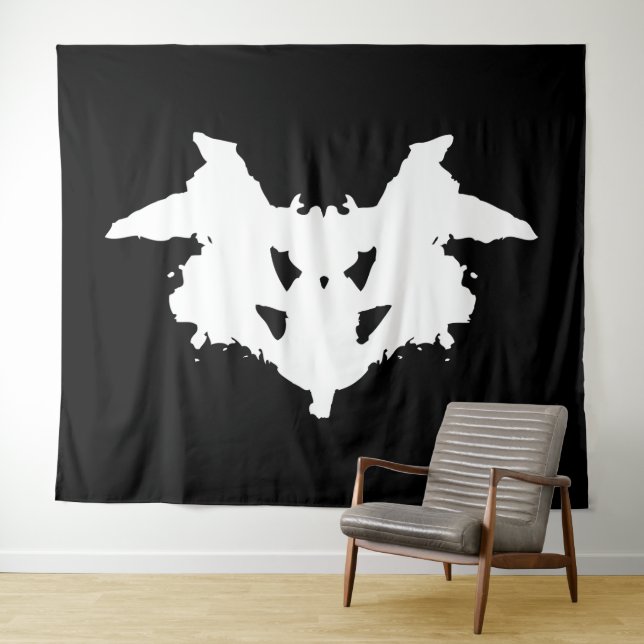 Tapete De Parede Rorschach Inkblot (In Situ (Horizontal))