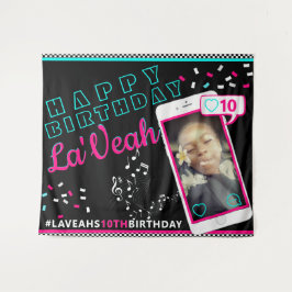 Tapete De Parede Rosa|Blue Cellphone Photo Social Media & Music