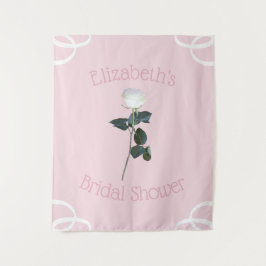 Tapete De Parede Rosa branca Chá de panela Petal Rosa