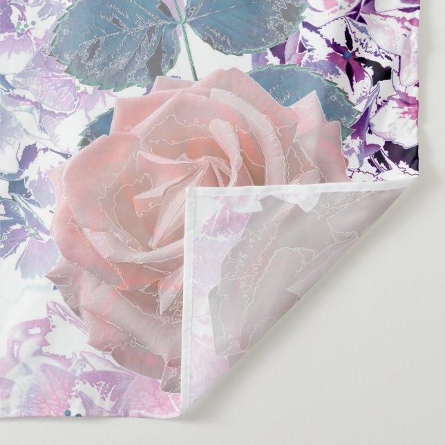 Tapete De Parede Rosas de aquarelas e híbridos. (Detalhe)