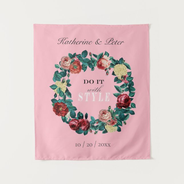 Tapete De Parede Rosas Elegantes Motivacionais (Frente)