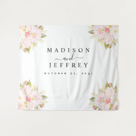 Tapete De Parede Rosas Preguiçoso Pincel Cor-de-rosa Fundo de Casam