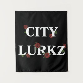 Tapete De Parede Rosas Preto