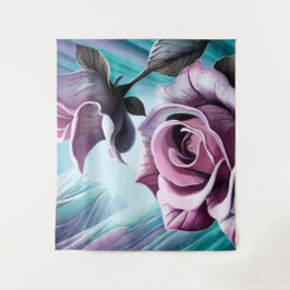 Tapete De Parede Rosas radiantes: Pétalas Perfeitamente Rosa e Púrp