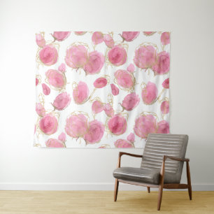 Tapete De Parede Rosas rosa
