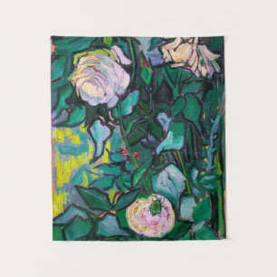 Tapete De Parede Rosas Rosa Van Gogh