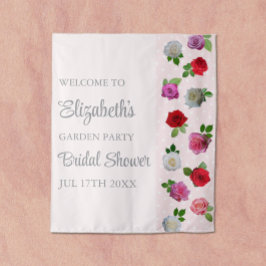 Tapete De Parede Rose Garden Party Bridal Shower
