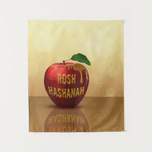 Tapete De Parede Rosh Hashanah Jewish New Year Honey Apple