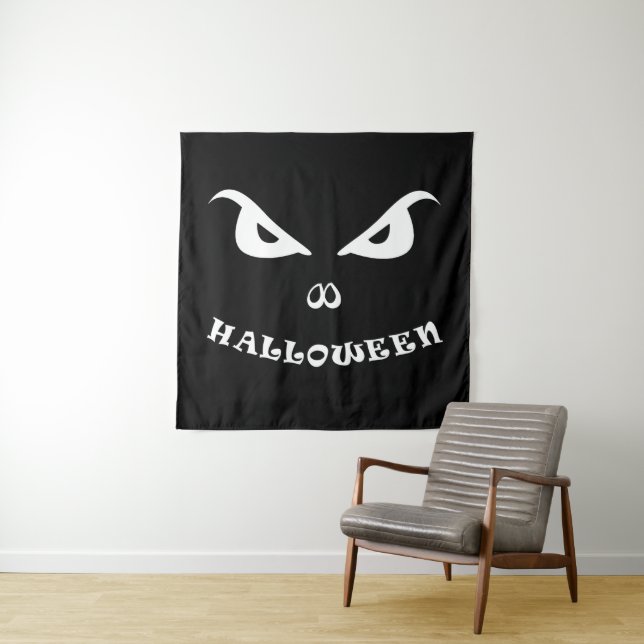 Tapete De Parede Rosto assustador e sinistro de Halloween (In Situ)