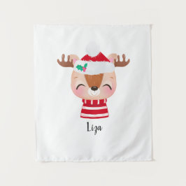 Tapete De Parede Rosto de Rebelde Sorridente de Natal