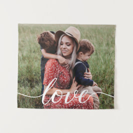 Tapete De Parede Roteiro de Amor com Foto Personalizada Moderna