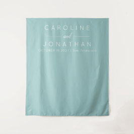 Tapete De Parede Roteiro Minimalista Moderno Aqua Casamento Persona