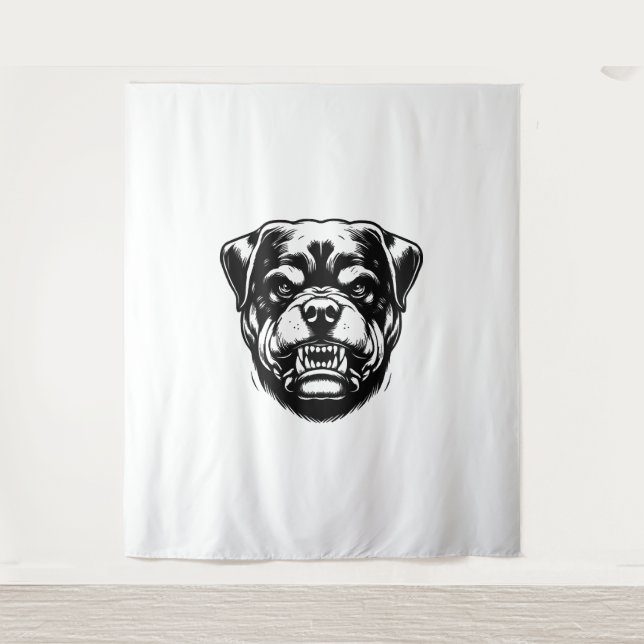 Tapete De Parede Rottweiler (Frente)