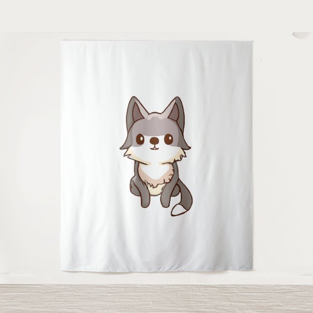 Tapete De Parede Rouco Dog Wolfhound (Frente)