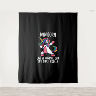 Tapete De Parede Roupa de Festa de aniversário da Garota do Unicorn