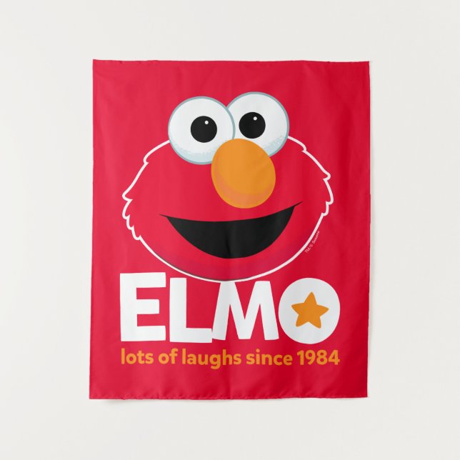 Tapete De Parede Rua Sésamo | Elmo Muitas filhas desde 1984 (Frente)