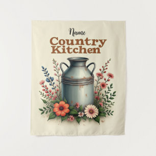 Tapete De Parede Rustic Country Kitchen Wall Art - [Nome] Farmhou