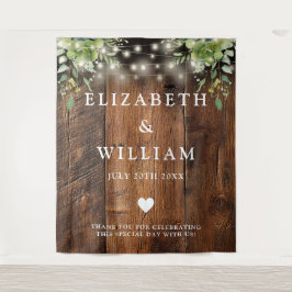 Tapete De Parede Rustic Wood String Luz verde Foto Fundo