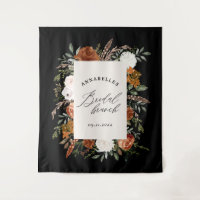 Saco preto terracotta floral brunch-bridal rústica