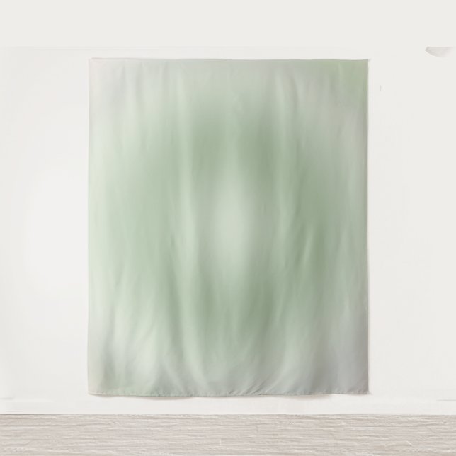 Tapete De Parede Sage Green Gradient Aura (Frente)