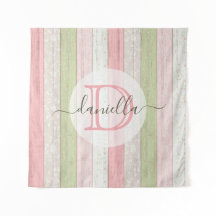 Sage Russo Verde e Madeira Floral Rosa Personaliza