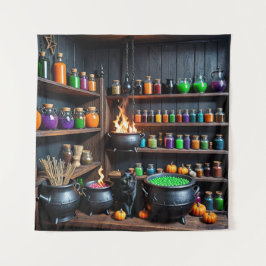 Tapete De Parede Sala de Poção de Bruxas - Haven de um Alquimista M