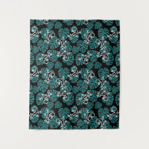 Tapete De Parede Salamander e Green Leaf Pattern