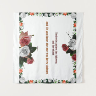 Tapete De Parede Salmo 11:5, Sem Violência