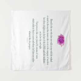 Tapete De Parede Salmo 1, Flor,