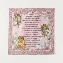 Salmo 70 com imagem de anjos bebês