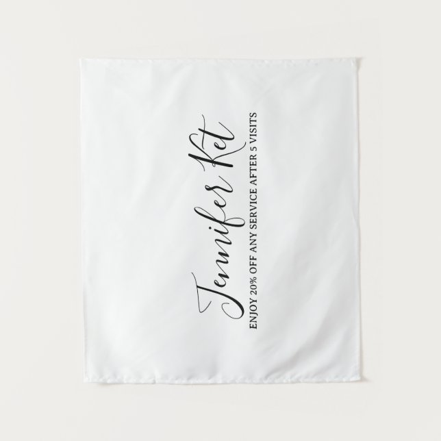 Tapete De Parede Salon spa business discount offer website visits a (Frente)