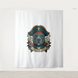 Tapete De Parede Salty Dog Pitbull