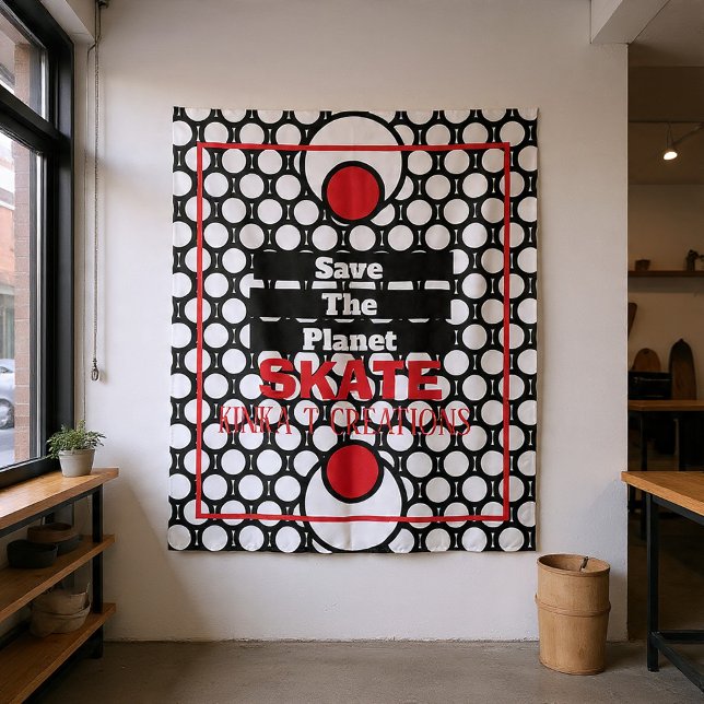 Tapete De Parede Salve A Placa Do Skate Do Planeta (Criador carregado)