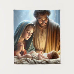 Tapete De Parede Santa Família Natal