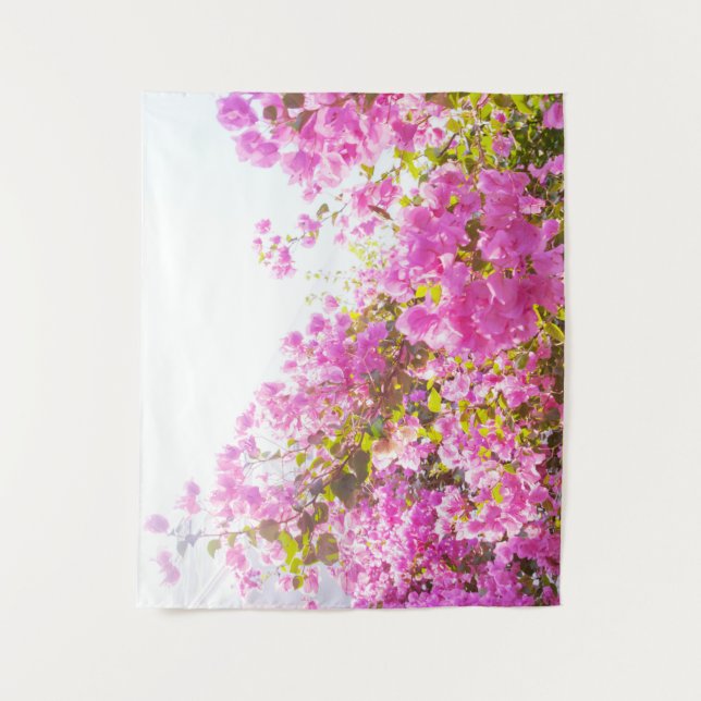 Tapete De Parede Santorini Flor Rosa Sonho #1 #wall #art (Frente)