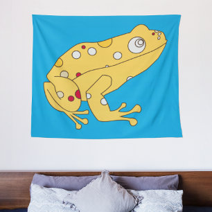 Tapete De Parede Sapo amarelo