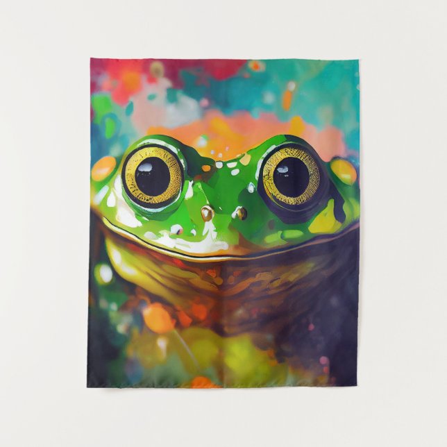 Tapete De Parede Sapo Animal Discovery Adventure Nature Planet Ear (Frente)