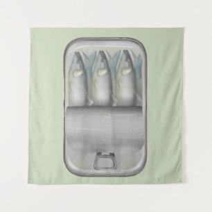 Tapete De Parede Sardinhas numa lata