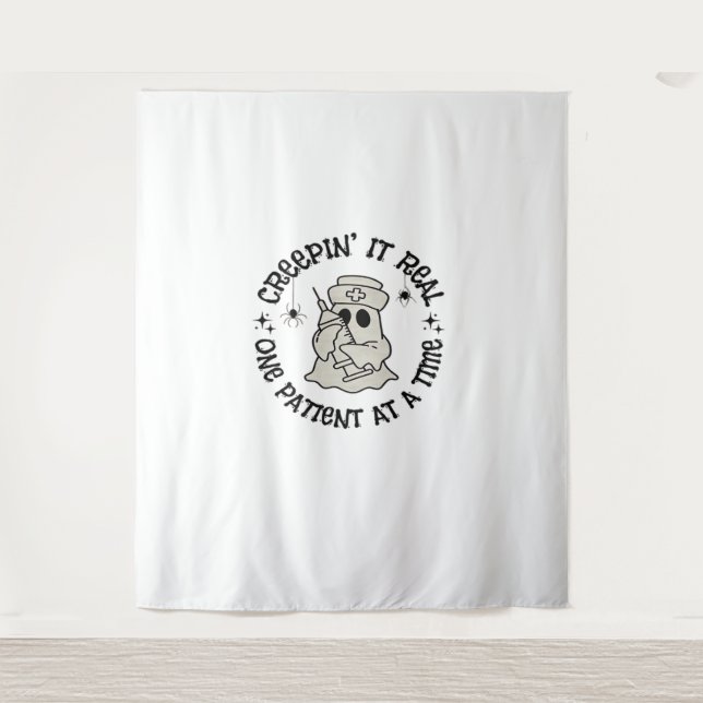 Tapete De Parede Saúde Halloween, Criando Um Paciente Real (Frente)