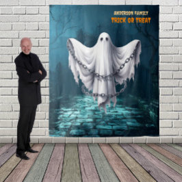 Tapete De Parede Scary Halloween Graveyard e Ghost