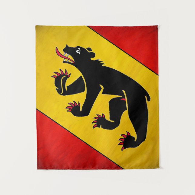 Tapete De Parede " Schweiz: Wappen Flagge Kanton Bern ... (Frente)