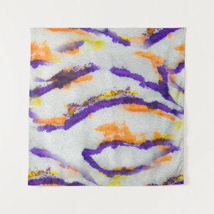 Tapete De Parede Seamless animal zebra. Dirty art pattern. Abstract