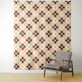 Tapete De Parede Seamless geometric floral  pattern