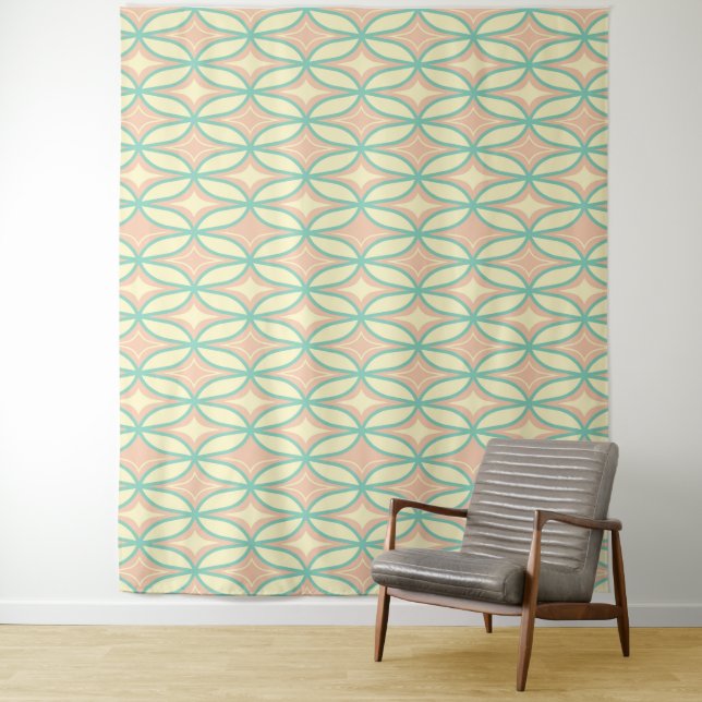 Tapete De Parede  Seamless geometric pattern in diamond shapes  (In Situ)