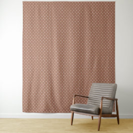 Tapete De Parede Seamless medium brown polka dot  pattern