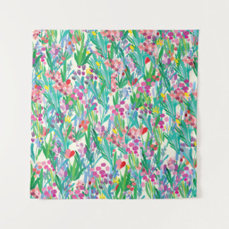 Tapete De Parede Seamless pattern with flowers, plant background. A