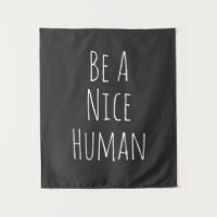 Seja Um Bom Humano | Palavras Inspiracionais Preto