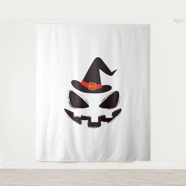 Tapete De Parede seja uma camisa bruxa de halloween para halloween (Frente)