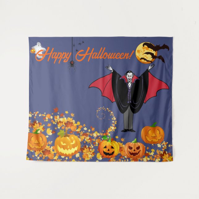 Tapete De Parede Selfie Photo Halloween Party Vampkins (Frente (Horizontal))